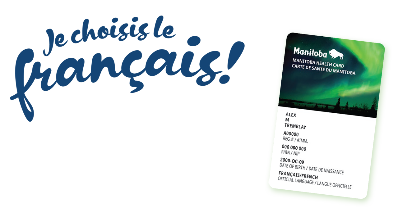 Nouvelle-Carte-de-sante-Manitoba-Je-choisis-le-francais-en-tete-vert